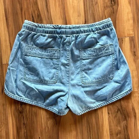 American Eagle Light Blue Denim Shorts - Picture 5 of 6